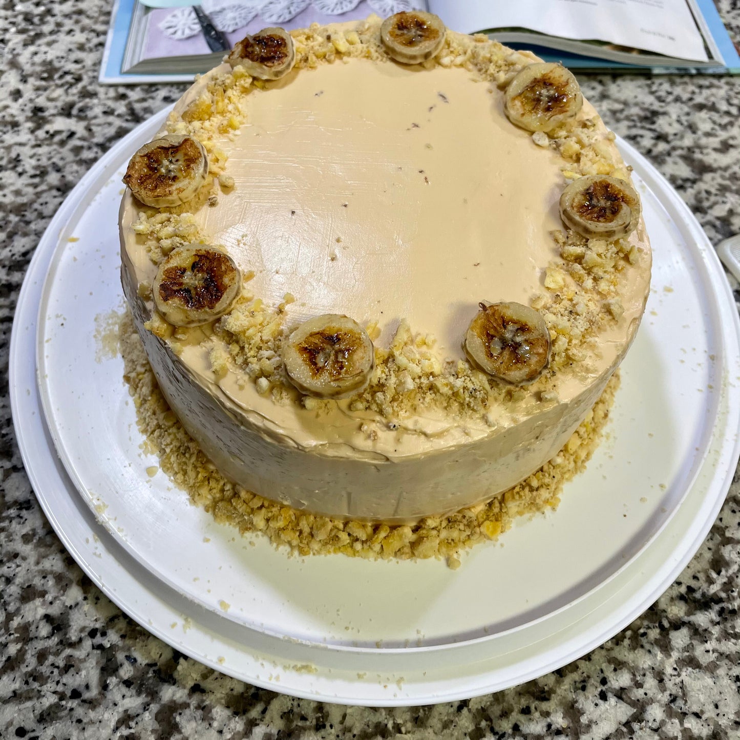 Caramel Cinnamon Banana Cake / Cupcakes