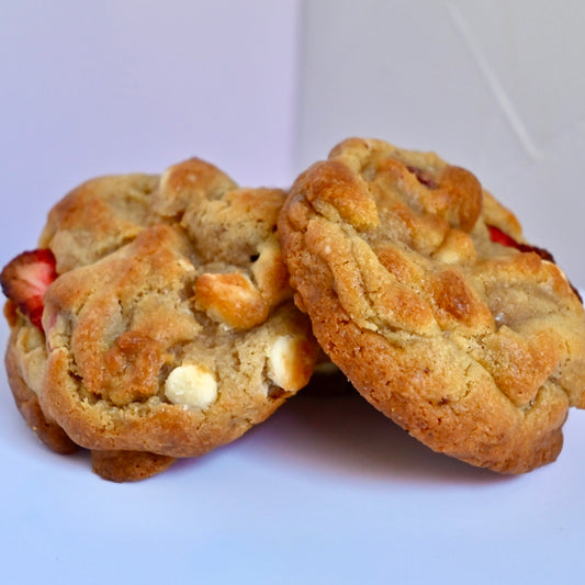 Strawberry White Chocolate Cookies
