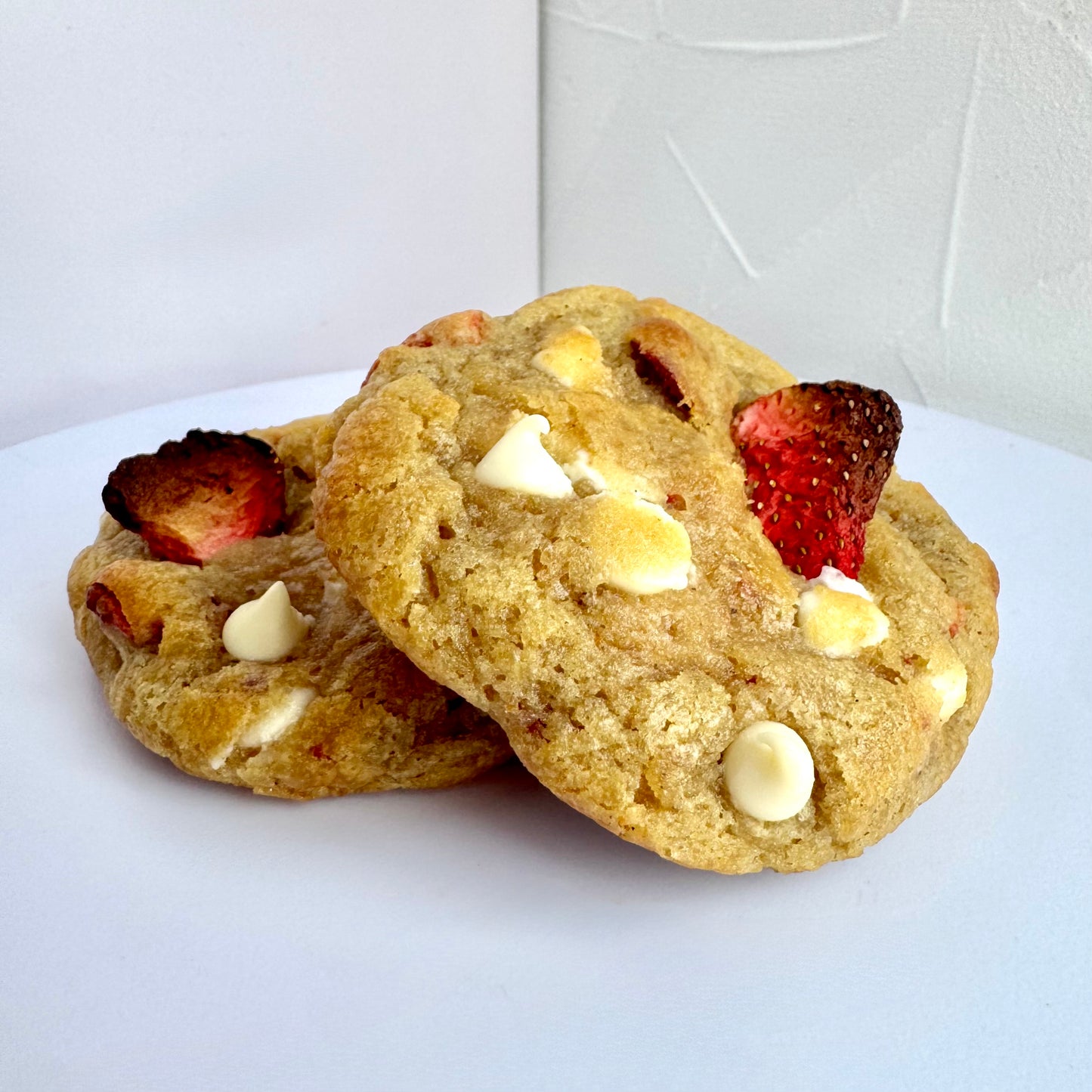 Strawberry White Chocolate Cookies