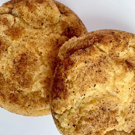 Soft and chewy chai spice cookies with cinnamon, ginger, cardamom, and cloves from Secret Ingredient Bakery