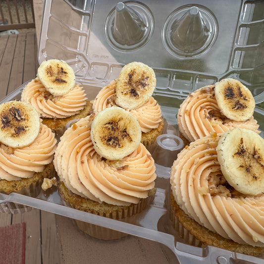 Caramel Cinnamon Banana Cake / Cupcakes